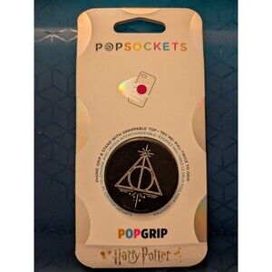 PopSocket Grip & Stand Harry Potter Deathly Hallows Gloss Black